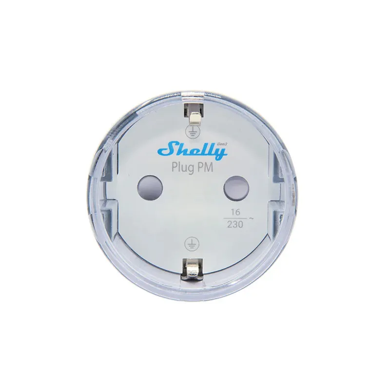 Shelly Plug PM Gen3 Matter 13A smart socket, white